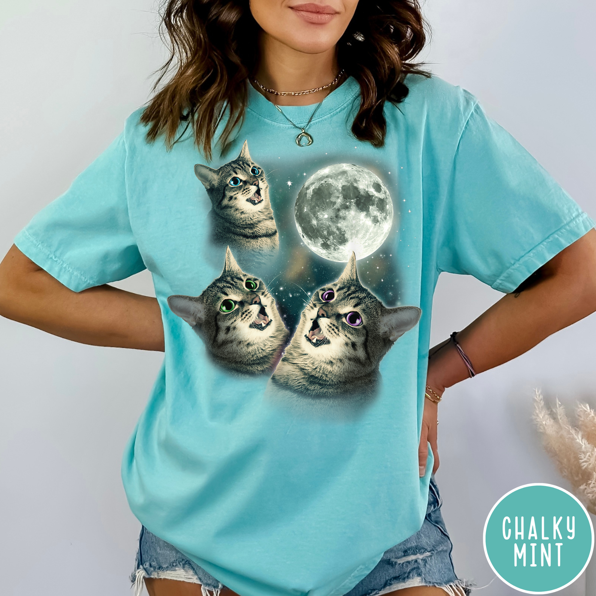 Cats Howling at the Moon T-Shirt