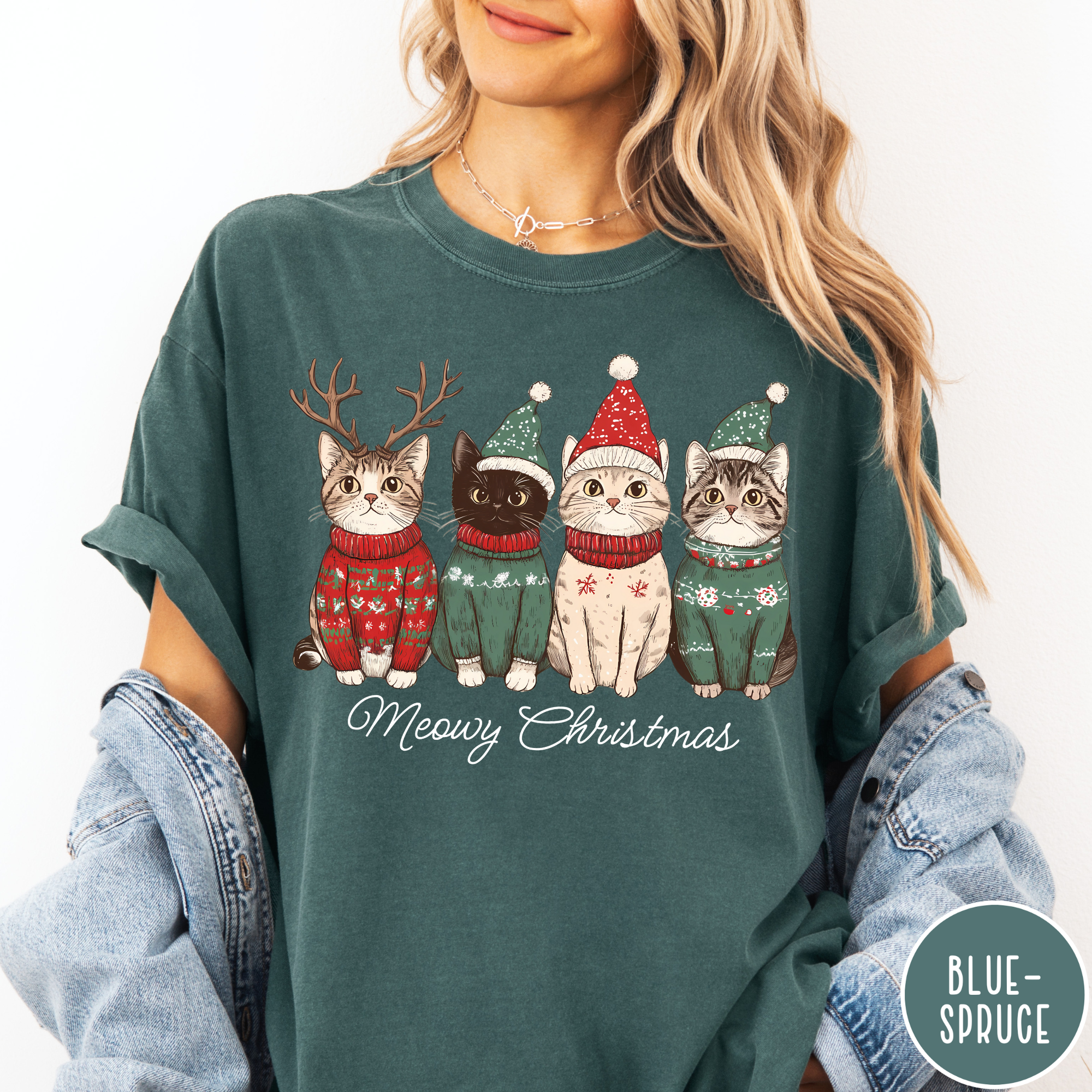 Meowy Christmas T-Shirt