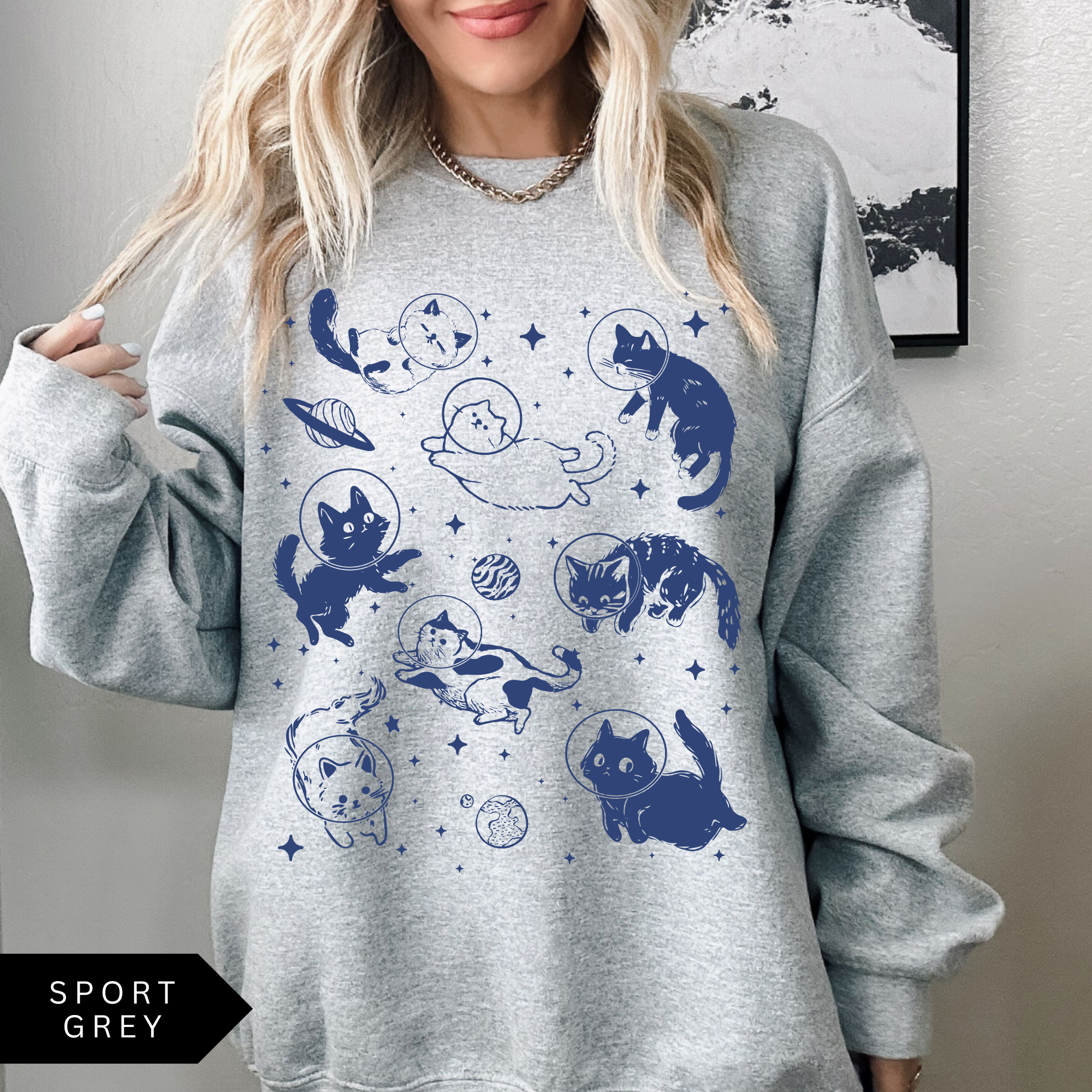 Cats in Space Sweatshirt