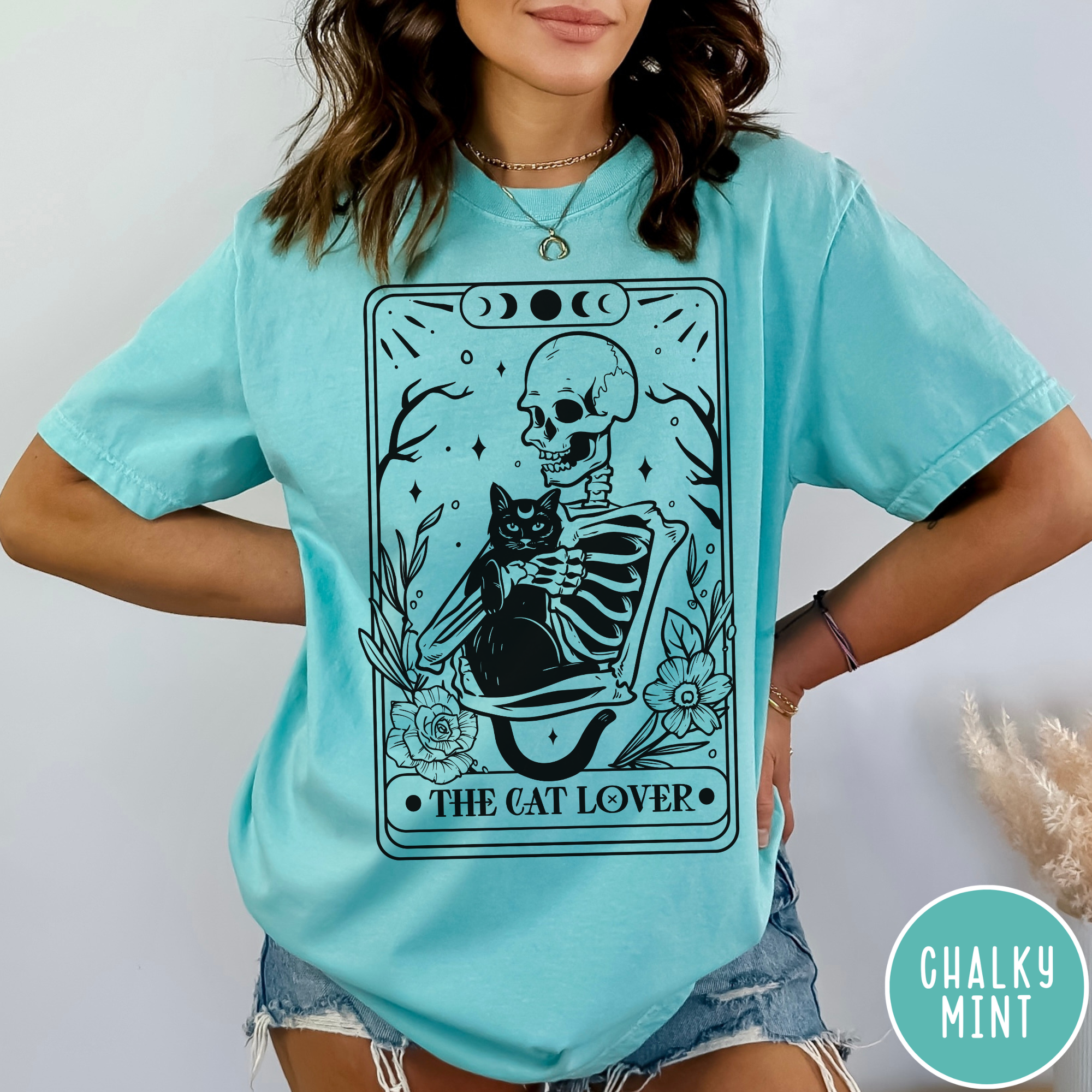 Cat Lover Tarot Card T-Shirt