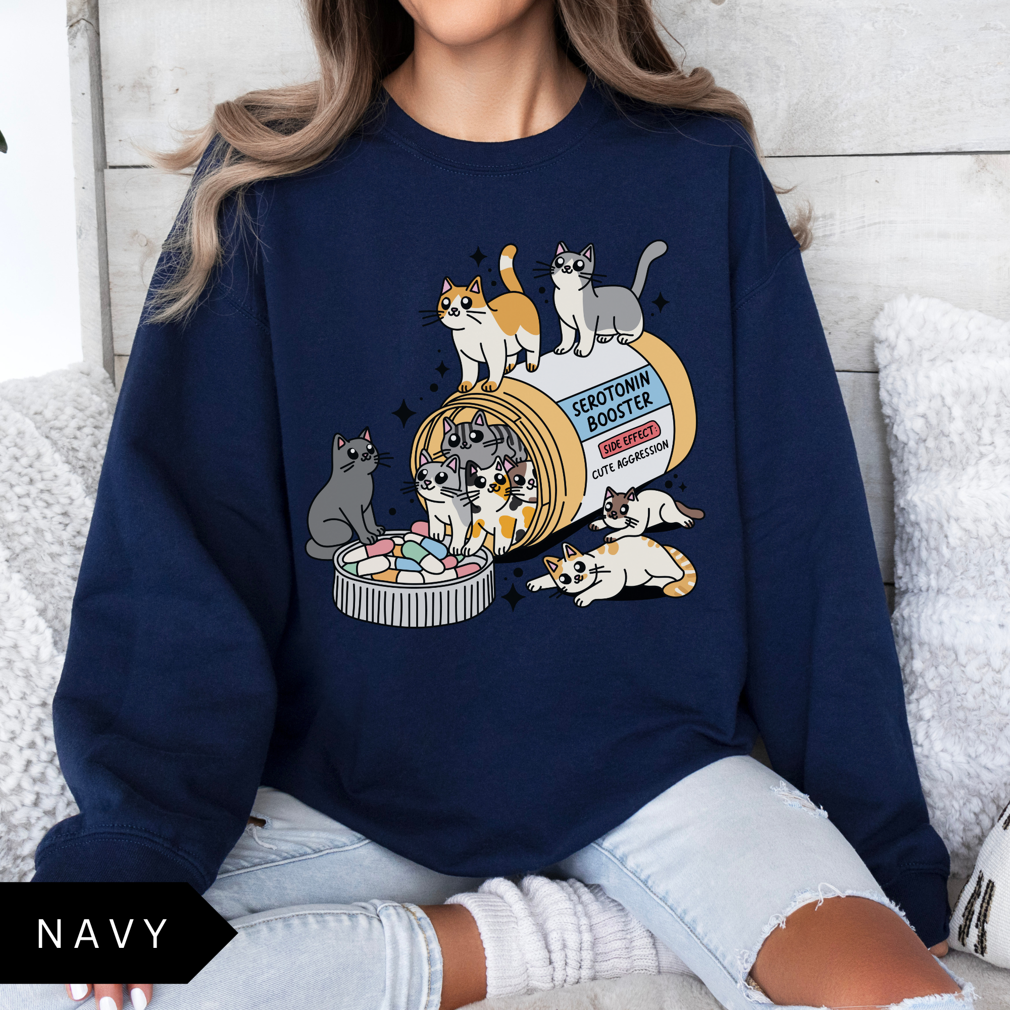 Cat Serotonin Booster Sweatshirt