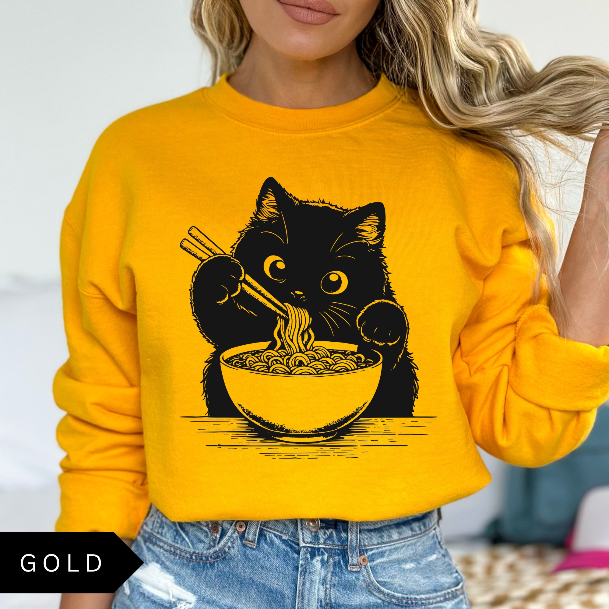 Noodle Cat Sweatshirt