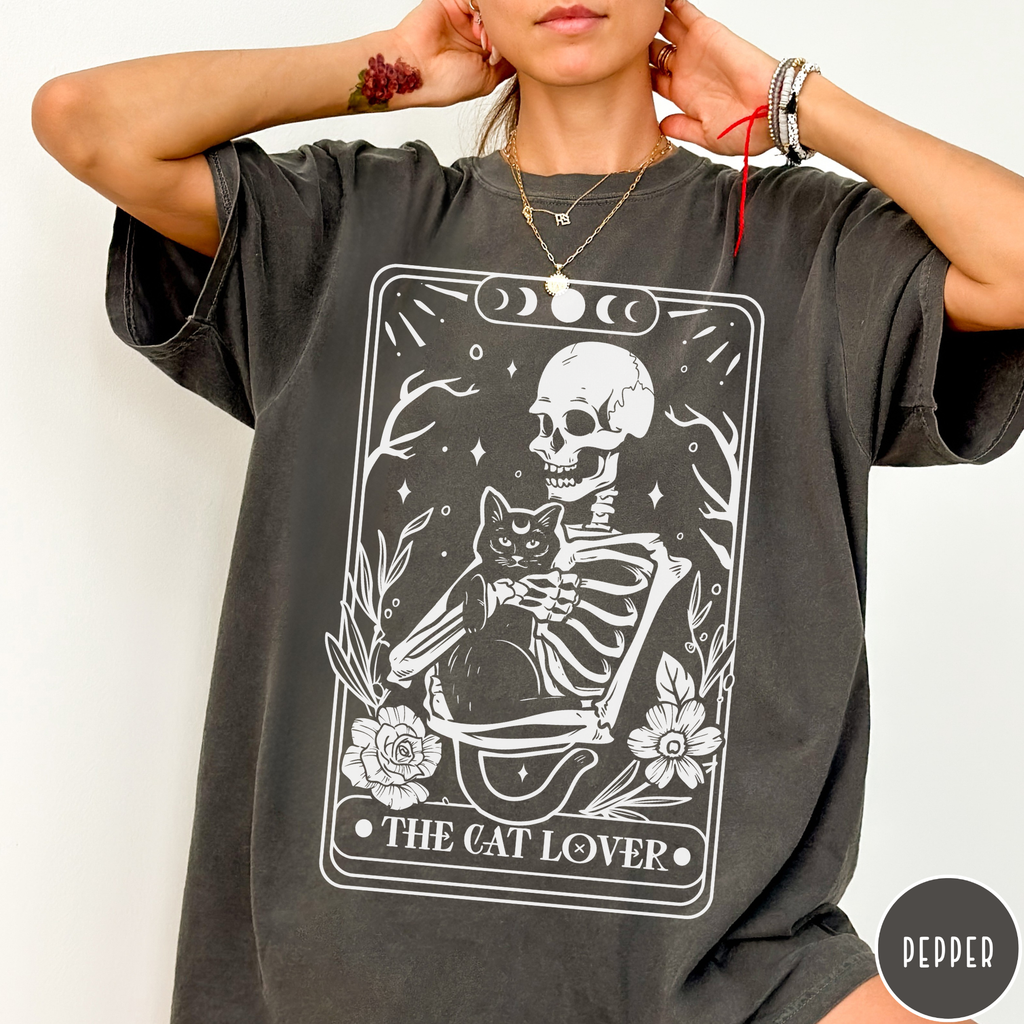 Cat Lover Tarot Card T-Shirt