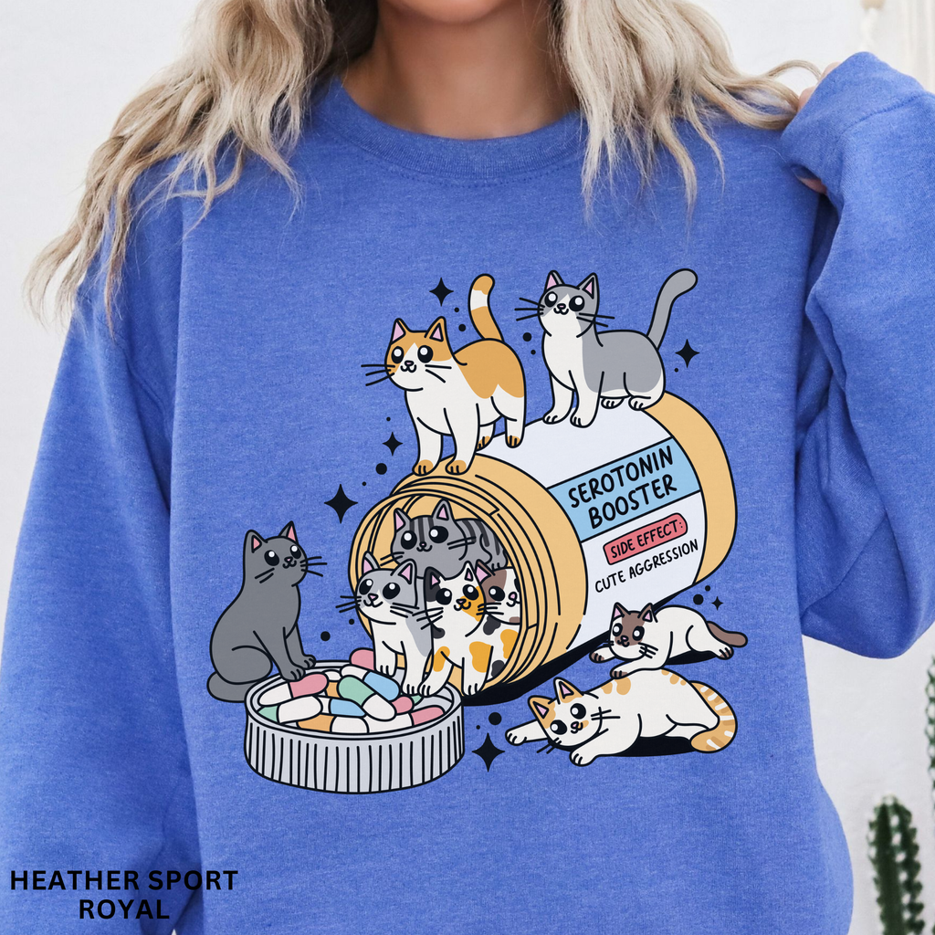 Cat Serotonin Booster Sweatshirt