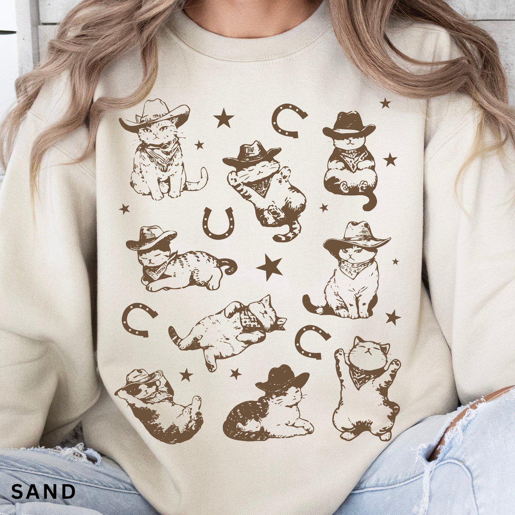 Cowboy Kittens Sweatshirt